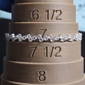 Rhinestone dazzling silvertone bracelet mint condition no returns